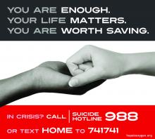 Suicide prevention poster