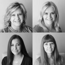 4 faces of people who have lost loved ones to suicide.